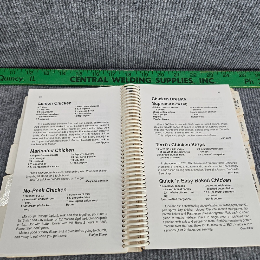Our Daily Bread Volume II First United Methodist Church Denison Iowa Cookbook - Picture 3 of 3
